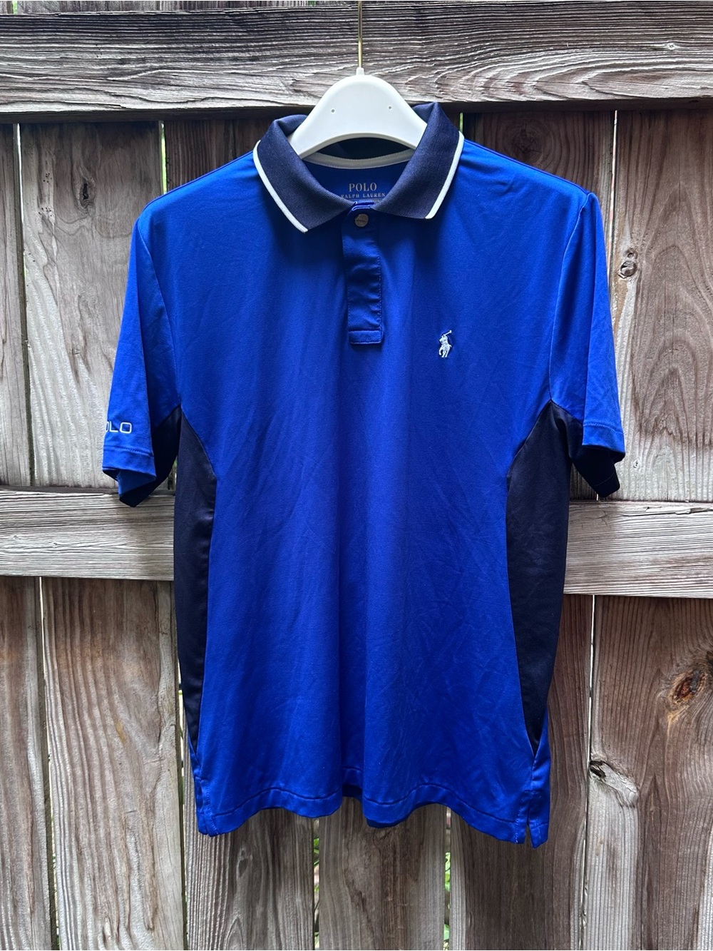 Polo by Ralph Lauren Royal Blue Polo with Navy Panels